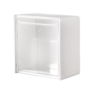 Bothyi - Caja De Almacenamiento Clamshell Dispensador De Soporte De Almohadillas De Almacenamiento Para Encimera Para Baño