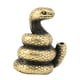 thumbnail image 4 of Quemador De Incienso De Latón Estatuilla De Animal Chino Porta Incienso Serpiente, 4 of 5