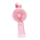 thumbnail image 1 of Ventilador Portátil De Mano 1 Ventilador De Refrigeración Ligero De Velocidad Del Viento Para El Hogar Al Aire Libre Mujeres Orejas De Conejo Rosa, 1 of 3