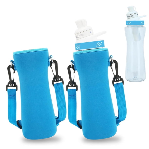 Funda de 940 ml compatible con botellas de agua, funda para botellas Cirkul de plástico y acero inoxidable, funda aislante de neopreno para mantener la temperatura (2 unidades)