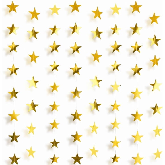 Guirnalda de Estrellas Rypyp de 105 Pies, 8 Piezas