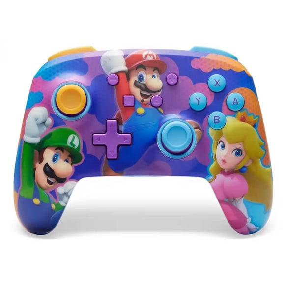 Control Inalámbrico PowerA Enhanced Super Mario Bros. Splash Heroes Nintendo Switch