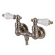 thumbnail image 1 of Grifo Kingston Brass Aqua Vintage de montaje en pared para tina, níquel cepillado, 1 of 4