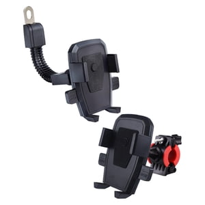 Bothyi - Soporte Genérico Para Teléfono De Bicicleta, Resistente, Para Bicicleta, Bicicleta De Montaña, Moto Eléctrica, Color Negro