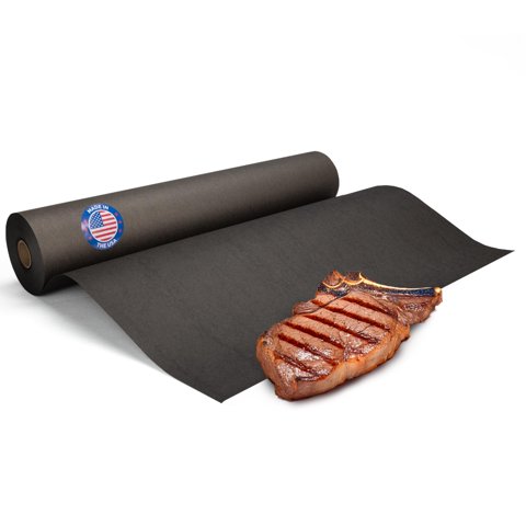 Idl Packaging - Rollo De Papel De Carnicero Idl, Negro, 18 Cm X 550 M