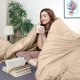 thumbnail image 3 of Juego de fundas de edredón Utopia Bedding King Size, 3 piezas, color beige, 3 of 8