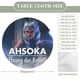 thumbnail image 2 of Ahsoka Tano theme Fitted Round Tablecloths Elastic Edged Table Covers Waterproof Table Cloth For Kitchen Holiday Party Tables Decor 120cm, 2 of 6