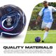 thumbnail image 5 of Balón de fútbol Franklin Sports oficial USSF talla 5 azul marino + bomba, 5 of 9