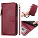 thumbnail image 4 of FOXDOCK Funda Tipo Cartera para Tecno Camon 50 Cuero PU con Cremallera y Correa de Muñeca, Ranuras para Tarjetas, Soporte Plegable, Cierre Magnético, 4 of 5