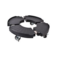 Ioensy - Soporte Para Plantas Con Ruedas Soporte Para Plantas Con Ruedas Para Macetas Verticales Maceta Negra