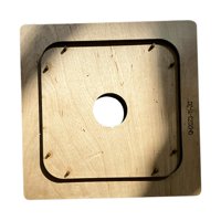 Bothyi - Troquel De Corte De Cuero, Bandeja Catchall De Cuero, Molde Para Manualidades Diy, Regalo De Navidad