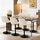 thumbnail image 5 of Juego de 3 taburetes de bar COLAMY, tapizados, giratorios y ajustables, 5 of 8