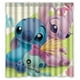thumbnail image 1 of Cortina de ducha de punto con ganchos, 66 x 72 pulgadas, 1 of 3