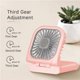 thumbnail image 3 of Ventilador de cuello portátil Allxin Mini Quiet USB recargable rosa, 3 of 9