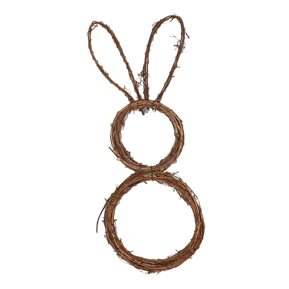 Guirnalda De Corona De Conejito De Pascua Para Colgar En La Pared Para Jardín De Granja De Puerta Delantera M