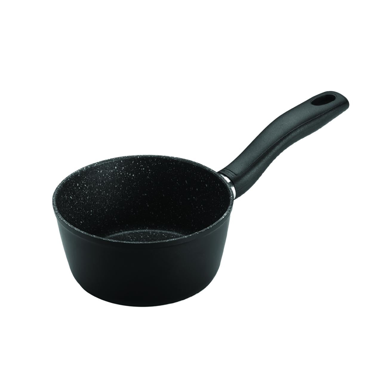 Ghidini - Cacerola Antihaderente 16 Cm Negro Linea Daily