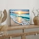 thumbnail image 2 of 1pc Wooden Framed Canvas Painting, Sunset And Sea, Canvas Posters, Art For Home Decoration, Pattern Wall Art Decor, For Living Room, Bedroom, Kitchen, Restaurant, Bar Wall Decor, Waterproof Painting,, 2 of 2