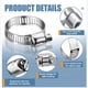 thumbnail image 2 of Pack x100 Abrazaderas Manguera Metálica 8 Medidas Pervoi 2RL Hose Clamp Retainer Kit-215, 2 of 5