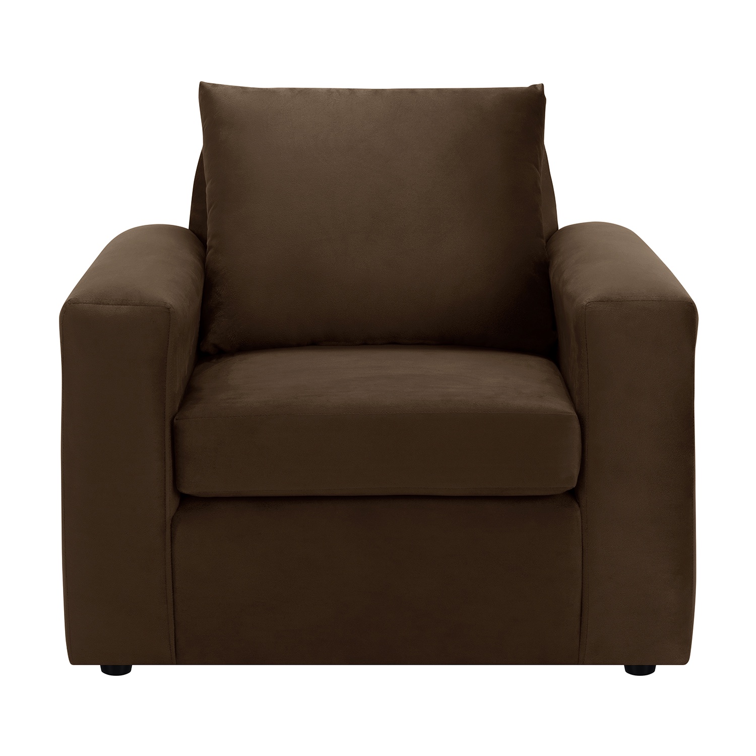 Bodevir - Sofa Kendy 1C Felpa 30 Chocolate