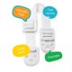 thumbnail image 5 of Anclajes para Muebles Boxiki para Niños Ajustables Paquete de 8 Blancos, 5 of 7