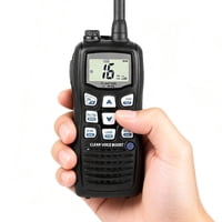Icom Ic-M36 Transceptor Portátil Marino Vhf 5W | Certificación Ipx7 Impermeable, Diseño Flotante, Ideal Para Embarcaciones Pequeñas, Pesca Desde Bote Y Navegación Recreativa