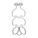thumbnail image 1 of Troquel metálico GANPUB mariquita shaker para scrapbooking, 1 of 5