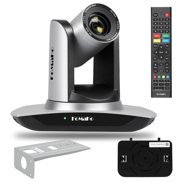 Cámara PTZ FoMako AI con seguimiento automático, zoom 20x 1080P60 FMK12UH