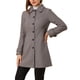 thumbnail image 1 of Abrigo Largo De Invierno Con Cuello Peter Pan Para Mujer Marrón claro S, 1 of 2