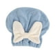 thumbnail image 3 of Gorro De Toalla Para Secar El Cabello, Gorro De Baño Para La Cabeza, Toalla De Baño Para Cabello Rizado, Pelo Largo, Azul, 3 of 3
