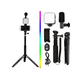 thumbnail image 5 of Soporte Celular Videos Palo Selfie Tripode Microfono Luz Led, 5 of 11