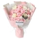thumbnail image 1 of Ramo De Rosas, Caja De Flores De Jabón, Arte De Cumpleaños, Novia, Decoración Del Hogar, Rosa Claro, 1 of 5