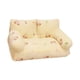 thumbnail image 3 of Sofá Cama Para Perros, Transpirable, Para Cachorros, Para Todas Las Razas, Gatitos, Gatos De Interior, L, Amarillo, 3 of 5