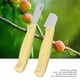 thumbnail image 2 of Juego de 2 cuchillos de injerto de acero al carbono para plántulas y árboles frutales, mango amarillo., 2 of 6