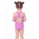 thumbnail image 2 of Traje de baño deportivo de niña morado Talla 6 años, 2 of 4