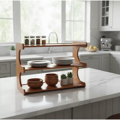 Bianca Home - Organizador De Bambu 3 Pisos