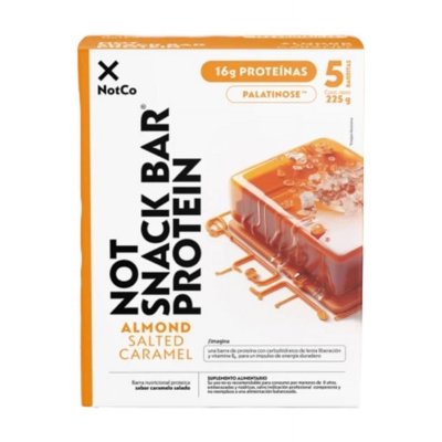 Barra De Proteína Notsnack Caramelo Salado Caja 225 G Notco