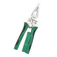 Ioensy - Alicates De Electricista, Pinzas Para Cables, Herramientas Portátiles De Acero De 8 Pulgadas, Pelacables Con Prueba Eléctrica