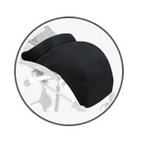 Genérico - Cubre Coche Funda Coche Bebe Calido Grueso Bebe Rondon