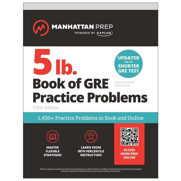 Libro Manhattan Prep 5 lb de Problemas Prácticos para el GRE