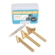 thumbnail image 2 of Puntas De Repuesto De 4 Uds. Cabezal De Cobre Triangular Duradero Para Reparar El Hogar, 2 of 5