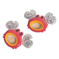 Genérico - Set 8 Sonajero Cangrejo Musica Divertido Sensorial Bebe Lau