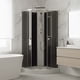 thumbnail image 2 of Cabina de Ducha Neptuno Black 90x90x205cm, diseño curvo, 2 of 2
