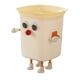 thumbnail image 1 of Lindo Cubo De Basura Divertido Contenedor De Basura Para Sala De Estar Tocador Oficina Crema Amarillo, 1 of 3