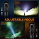 thumbnail image 3 of Paquete de 4 linternas zoomables impermeables LED BESTSUN, 3 of 7