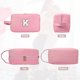 thumbnail image 5 of Bolsa de Maquillaje Personalizada con Iniciales de Unique Bargains Letra Bolsa de Cosméticos Organizador de Maquillaje de Viaje Caja de Maquillaje Roja-Letra K, 5 of 7