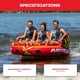 thumbnail image 5 of Tubo remolcable Airhead Super Mable 1-3 Rider para pasear en bote, 5 of 6