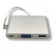 thumbnail image 2 of Hub Adaptador Usb Tipo C A Vga + Usb 3.0 + Usb-c Pc, 2 of 5