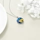 thumbnail image 3 of Collar girasol cristal plata 925, 3 of 3
