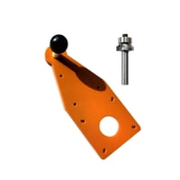 Magideal - Tabla De Equilibrio Para Bordeadora Con Placa De Posición De Broca De Enrutador Con Mango, Accesorios Resistentes, Ayuda Universal Para Carpintería, B