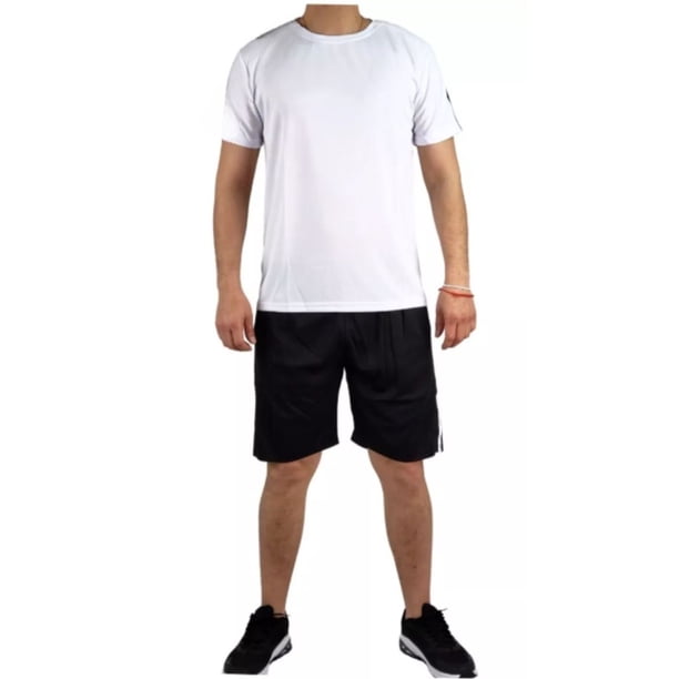 Conjunto Deportivo Hombre Equipos Short y Polera Colores 7527